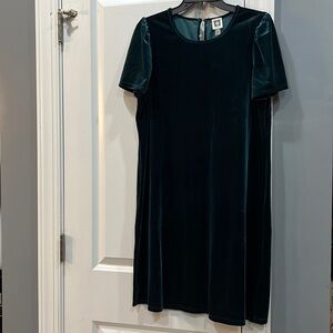 ANNEKLEIN VELVET DRESS EMERALD